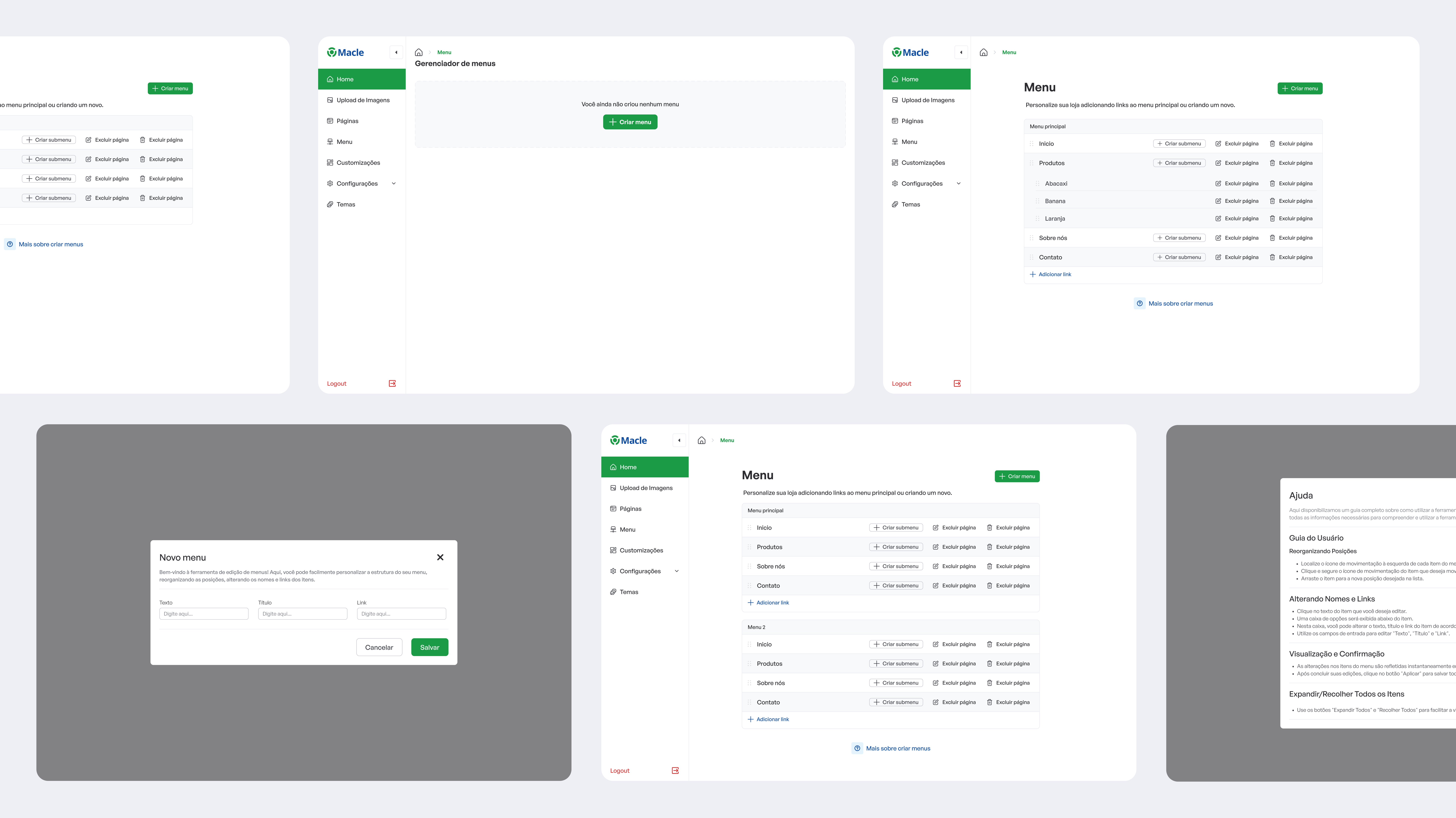 Imagem grande da implementação da solução do Macle websitebuilder.